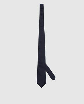 Brunello Cucinelli Синий галстук из шелка MV8950018