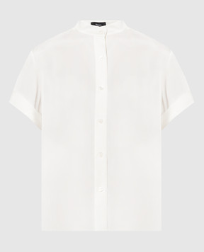 Theory Белая блуза из шелка O0102536