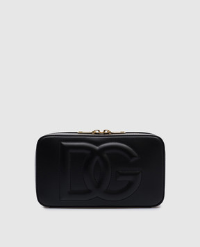 Dolce&Gabbana Черная кожаная сумка кросс-боди DG LOGO BB7289AW576
