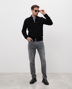 Canali Голубая рубашка в клетку GR03305NCLX0A1