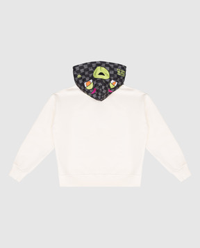 Sprayground Детское белое утепленное худи Slime Takeover Teddybear SPY1378G