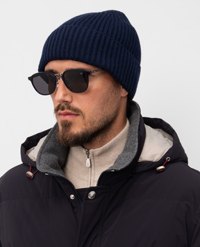Dunhill Синие солнцезащитные очки DU0105SA