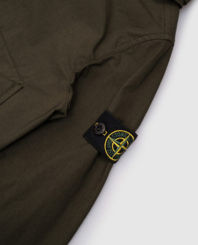 Stone Island Детская зеленая куртка с патчем логотипа K1S164100006S000114