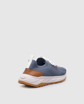Kiton Синие кроссовки USSA269N01338