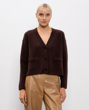 Max Mara Weekend Коричневий кардиган FILMATO з вовни FILMATO