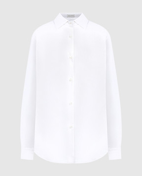 Magda Butrym Белая классическая рубашка прямого кроя SHIRT01162524