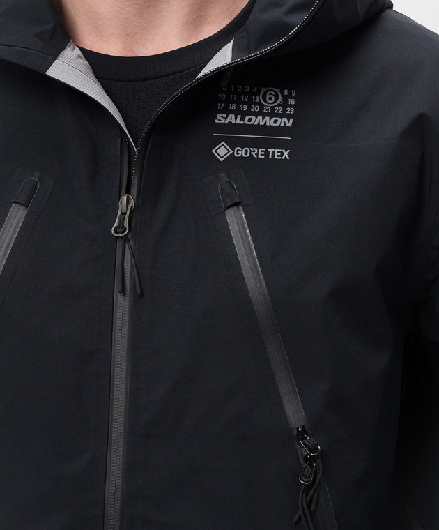 Maison Margiela MM6 - Черная ветровка MM6 x Salomon GORE-TEX Maison Margiela MM6 - Черная ветровка MM6 x Salomon GORE-TEX