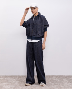 Brunello Cucinelli Біла футболка з ланцюжком моніль M0T81EH900