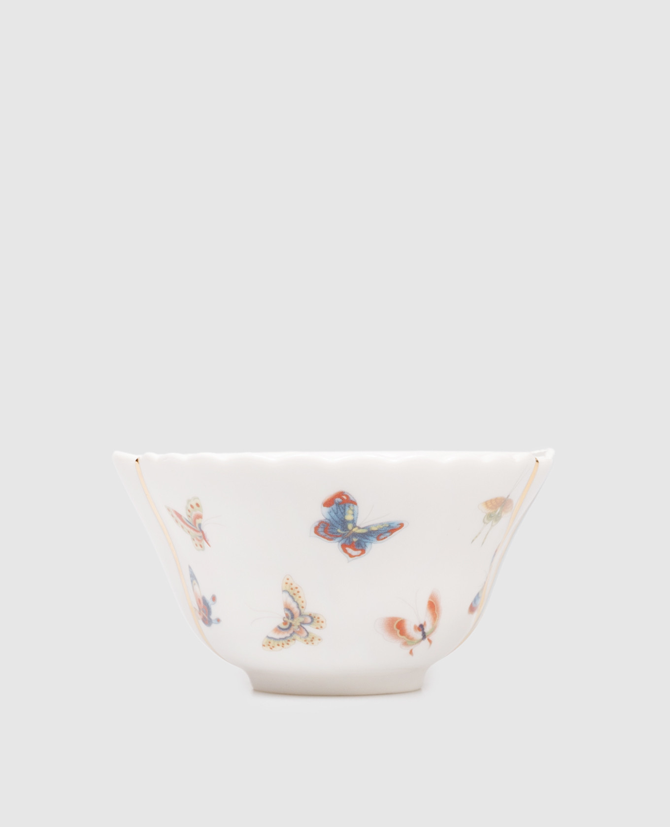 

Белая фарфоровая чаша Kintsugi с позолотой 24 карата, Белый, Посуда