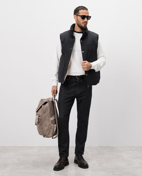 Brunello Cucinelli Белый свитшот с логотипом MM8369017G