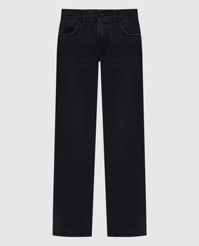 Ballantyne Черные джинсы с металлическим логотипом BLT170UCTYY