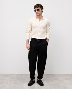 Dolce&Gabbana Бежевый кардиган в тканом узоре. GXVB9TJBCFP