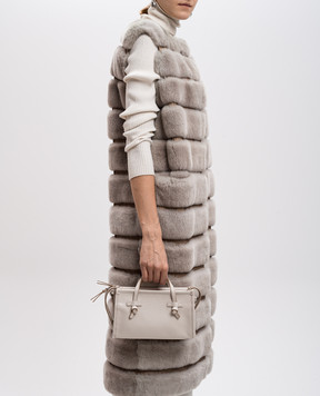 Gianni Chiarini Біла шкіряна сумка Marcella BS11706BBLTU