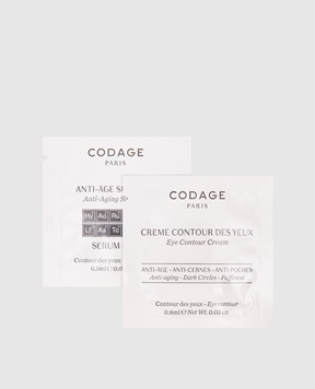 Codage Набор пробников Eye routine с кремом и сывороткой для лица 0,8 мл EC30110