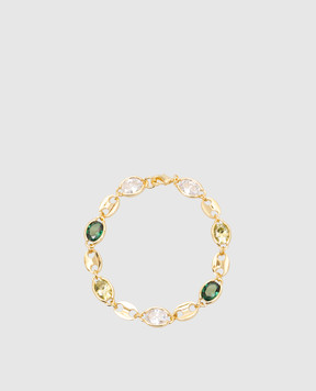 Darkai Золотой браслет-цепочка Mixed Feelings с камнями DIBR0058