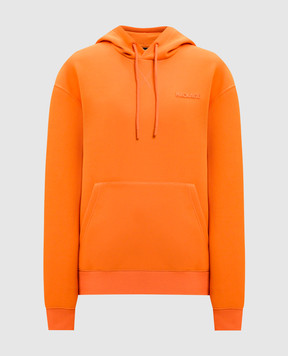 Mackage Оранжевые худи с фактурным логотипом KRYSTIANw