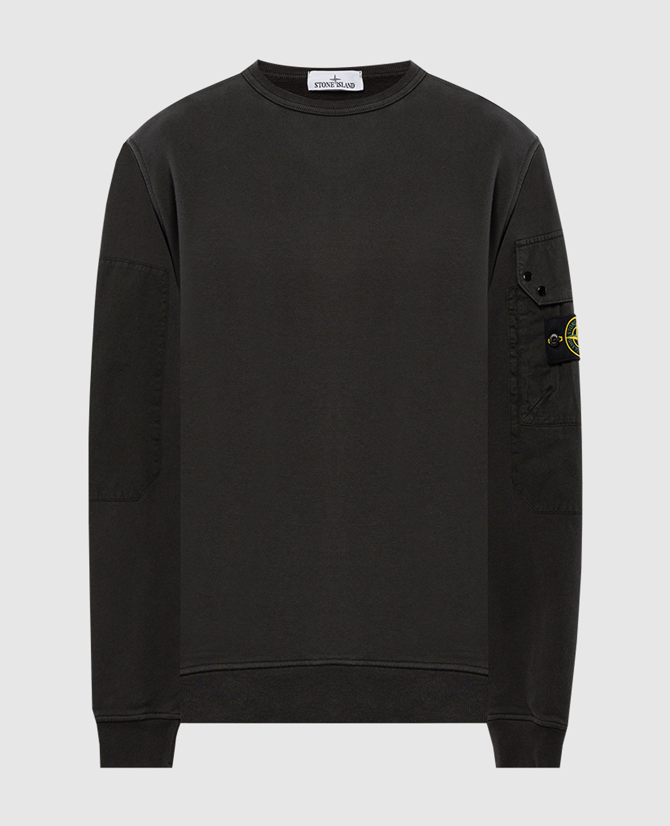 Stone Island - Gray sweatshirt with logo patch 811563920 - buy with ...