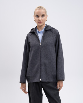 Bottega Veneta Сіра куртка з вовни 834986V4CB0