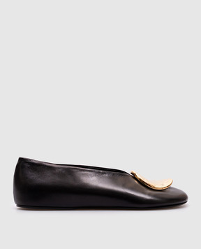 Jil Sander Чорні шкіряні балетки J15WZ0029P4864