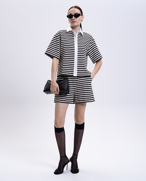 Max Mara Белые шорты ONIRICA в полоску ONIRICA