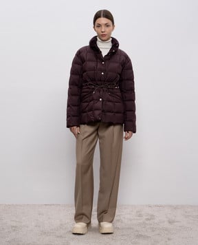 Moncler Бордова пухова куртка Antigone K20931A0023954A81