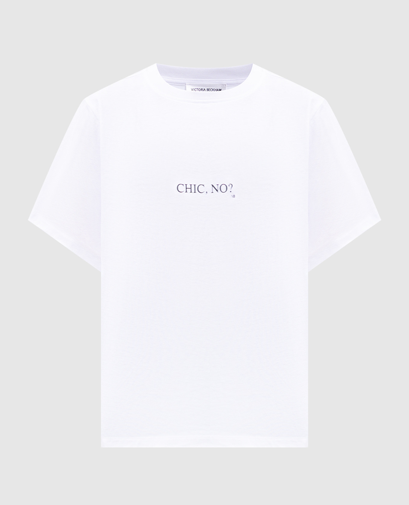 

Белая футболка с принтом Chic, No, Белый, Футболки