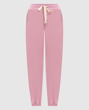 Jil Sander Розовые джогеры с нашивкой логотипа J53KA0006J20039
