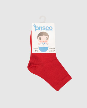 RiminiVeste Дитячі червоні шкарпетки Prisco GRANITA