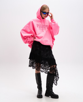 Vetements Розовые худи с кристаллами UA65HD590P