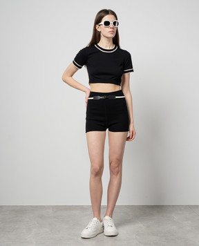 Max Mara Черные шорты ABILE ABILE