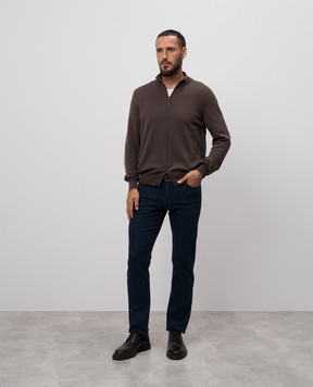 Cashmere&Whiskey Сині джинси з тисненням логотипа MARIOTTO871