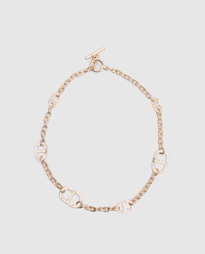 Twinset Золотая цепочка с логотипом 251TA4161
