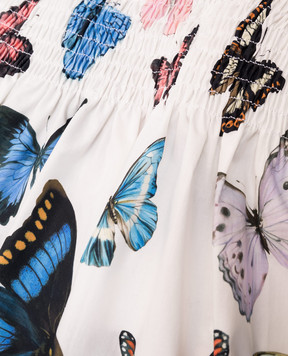 Dolce&Gabbana Дитяча біла сукня з логотипом L54DE0FI5KS46