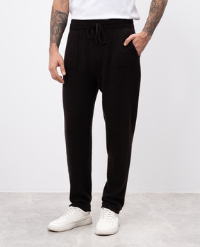 Cashmere&Whiskey Коричневые спортивные брюки из кашемира. MU864F1307341PF