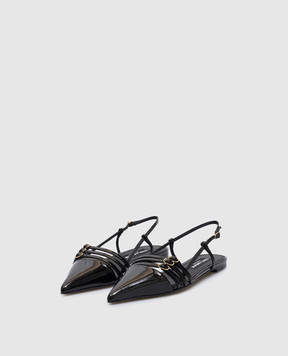 Dolce&Gabbana Черный кожаный картхолдер с логотипом BI0330A1001