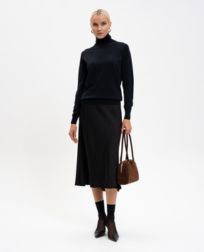 John Smedley Чорний гольф AOFIE з вовни мериноса AOFIE