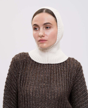 Allude Білий капор з кашеміру 25511223