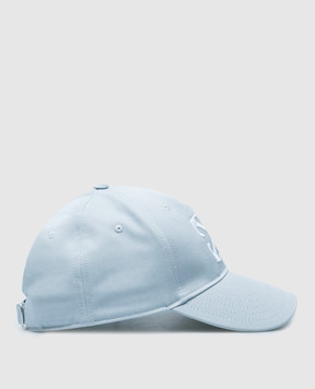 Off-White Сіра кепка з монограмою логотипа OWLB044S24FAB005
