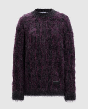 Alexander Wang Фіолетовий светр з вовною у клітинку 1KC4241039