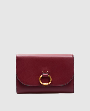 Gianni Chiarini Бордовая кожаная сумка кросс-боди KAIA BSWBN50107PRCK