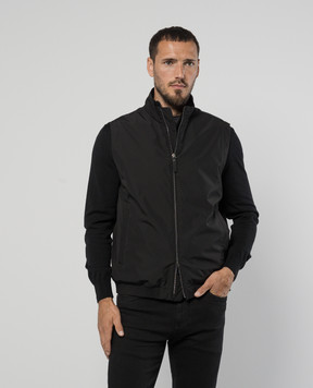 Canali Черный жилет SG02321O40934