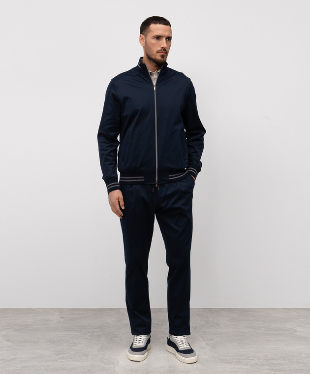 CAPOBIANCO Синій спортивний костюм з логотипом 18M454YA0018M750YA00 зображення 3