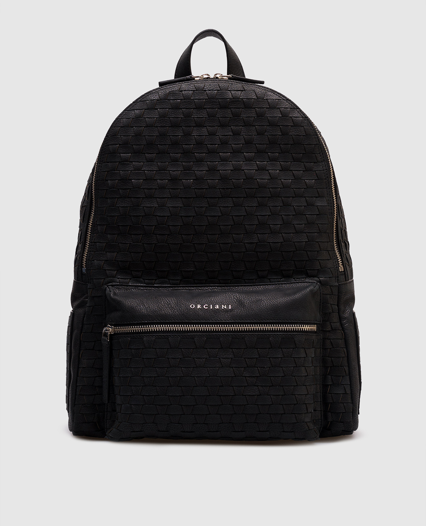 

Черный кожаный рюкзак Chevrette Woven, Рюкзаки