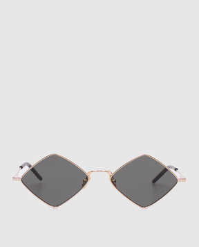 Saint Laurent Золотисті сонцезахисні окуляри SL302LISA