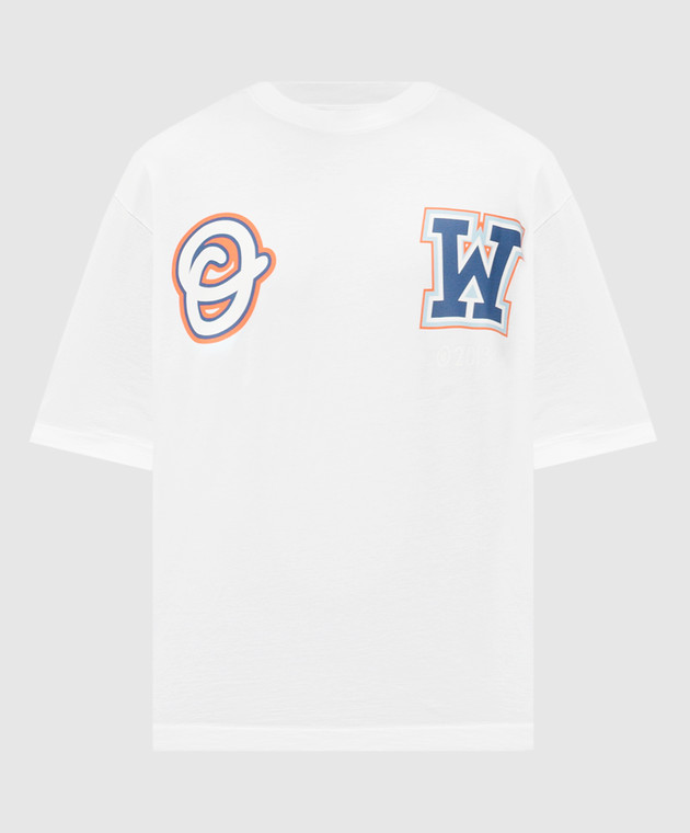 Off-White - Белая футболка Wizard OMAA120F24JER00Q купить в Symbol