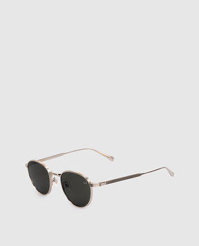 Dunhill Серебряные солнцезащитные очки DU0102S