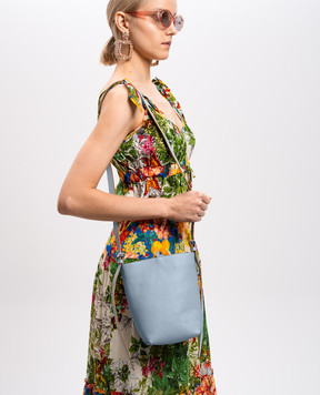 Gianni Chiarini Блакитна шкіряна сумка крос-боді Amelia BS11345COMMGRN