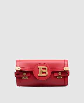 Balmain Червона шкіряна сумка B-Buzz Pouch 23 EN1LE596LAVE