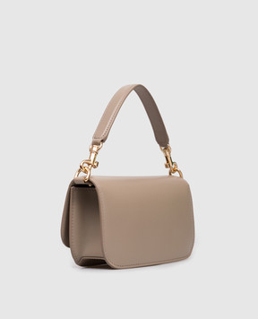 Dolce&Gabbana Бежева шкіряна сумка крос-боді 3.5 BB7603AW576