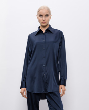 Tom Ford Синя блуза із шовку CA3211FAX881